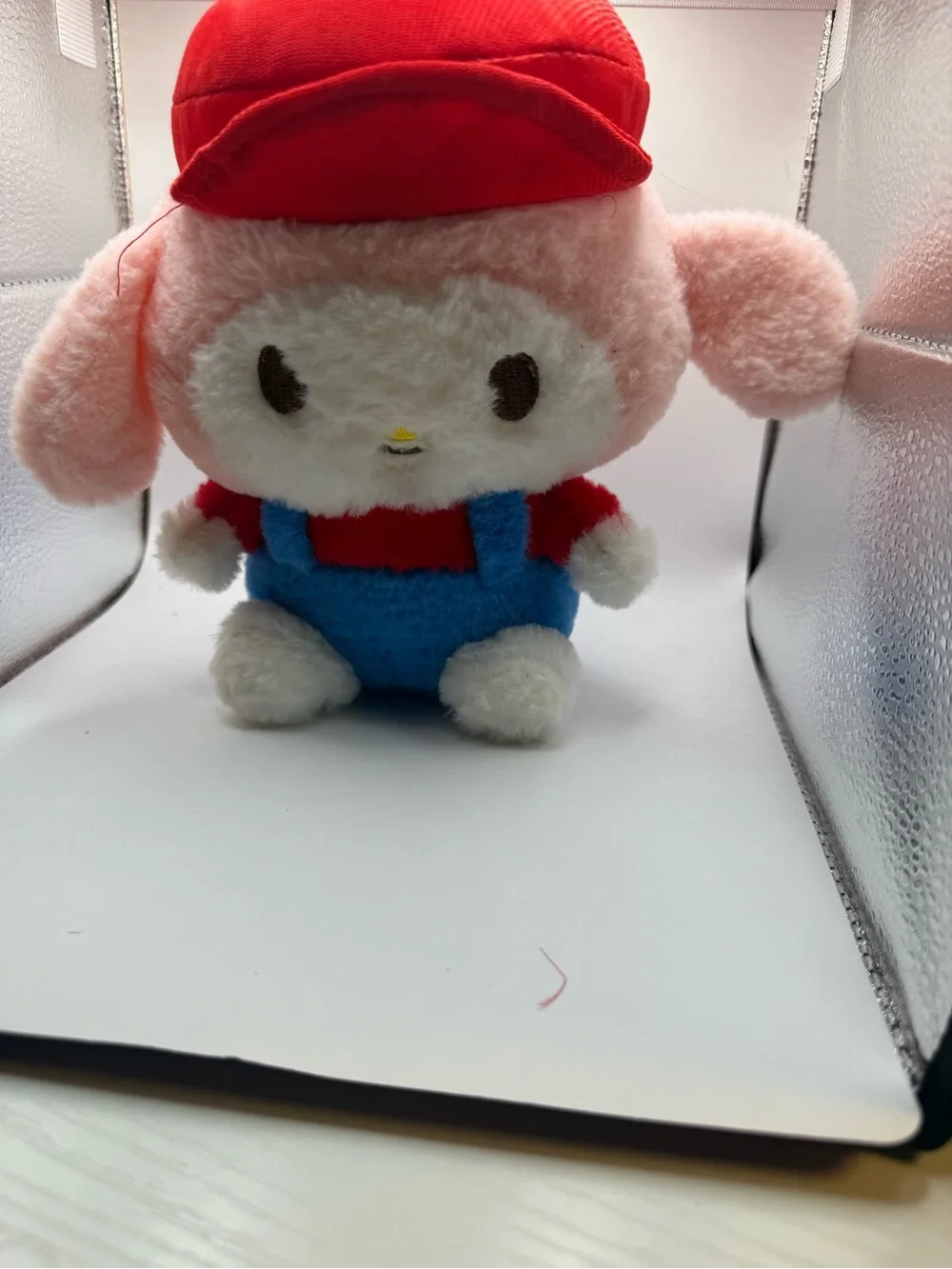 Sanrio My Melody Plush in Pink, Red & Blue